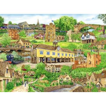Image 1 of Ravensburger - Puzzle Escape to Cotswolds - 500 piese