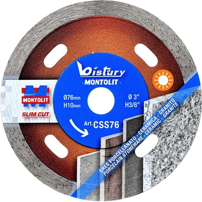 Montolit Řezný kotouč 76 mm CSS76