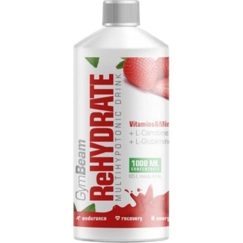 GymBeam ReHydrate Multihypotonic drink [1000 мл] Ябълка