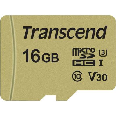 Transcend microSDHC 16GB UHS-I U3 TS16GUSD500S