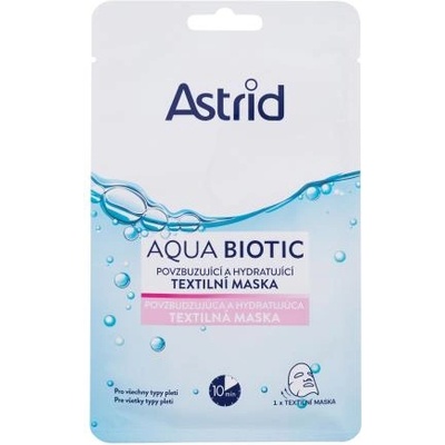 Astrid Aqua Biotic Anti-Fatigue and Quenching Tissue Mask стимулираща и хидратираща текстилна маска за лице за жени