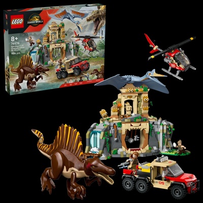 LEGO® Jurassic World 76976 Letecká mise se spinosaurem a quetzalcoatlem – Hledejceny.cz