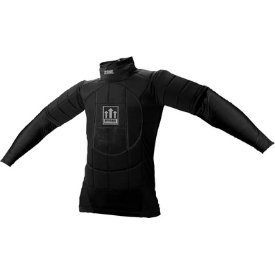Zone floorball T-shirt UPGRADE longsleeve black/silver