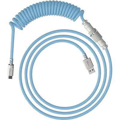 Кабел за клавиатура HyperX Coiled Cable USB-C Light Blue-White (6J680AA)