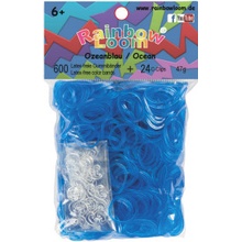 RAINBOW LOOM Original gumičky 600 kusů ocean modrá