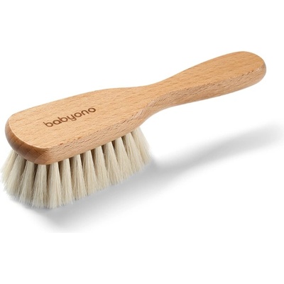 BabyOno Take Care Brush with Natural Bristles Четка за коса за деца от раждането им