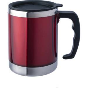 BasicNature MUG Термос от неръждаема стомана, червен 0, 42 л (563007)