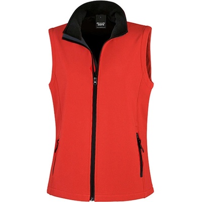 Result dámska softshellová vesta R232F Red
