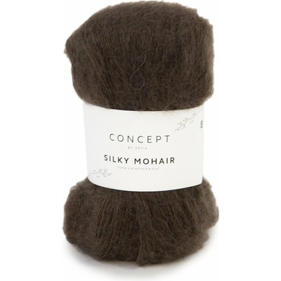 SILKY MOHAIR Katia Farby SILKY MOHAIR: 100 tmavá hnedá