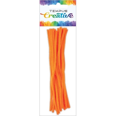 Tempus Plyšový drátek 30 cm oranžová barva 20 ks – Hledejceny.cz
