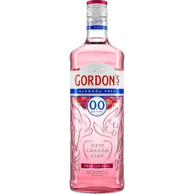 Gordon's pink alcohol free gin 0,7 l 0% holá láhev
