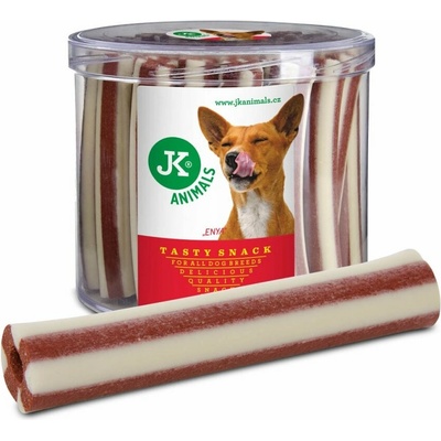 JK ANIMALS Tubitos s uherákovou príchuťou polovlhká maškrta pre psov 35 ks 1,45 kg