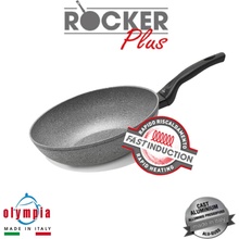 Olympia Zanetti panvica WOK ROCKER PLUS Induction 28 cm z liateho hliníka s minerálnym kameninovým povrchom