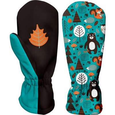 Wamu Dětské softshellové rukavice Medvědi tyrkysové palčáky velikost rukavic – Zboží Dáma Wamu Dětské softshellové rukavice Medvědi tyrkysové palčáky velikost rukavic – Zboží Dáma
