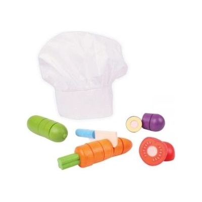 Bigjigs Toys Зеленчуци за рязане - Cutting Vegetables Chef Se (BJ649)