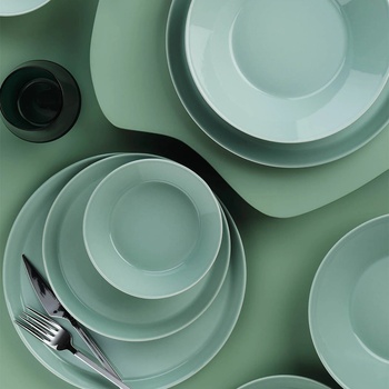 Kütahya Porselen Kutahya СЕРВИЗ ЗА ХРАНЕНЕ forza 24Ч. СВ. ТЮРКОАЗ (frz24y2740923)