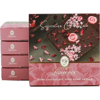 LAURENCE тъмен с розови листенца