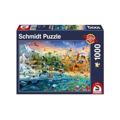 Schmidt Spiele Puzzle PQ 1000 Animal Kingdom G3