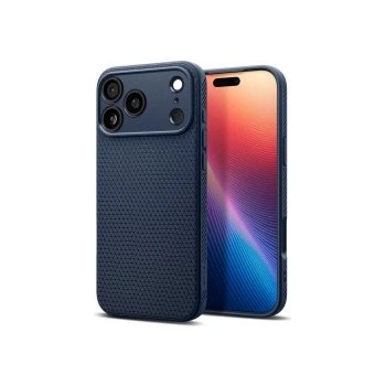 Spigen Калъф Liquid Air за iPhone 17 Pro Dark Blue (ACS10332)
