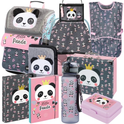 SADA SET 10 KS ZIPPY PANDA vhodný pro prvňáčky