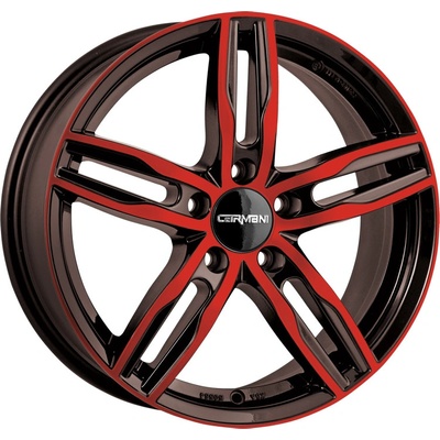 CARMANI 14 6,5x16 5x114,3 ET45 red polished