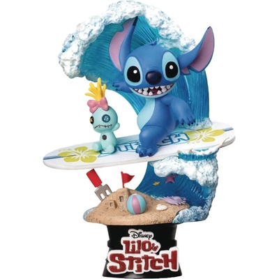 Beast Kingdom Disney D-Stage - Stitch Surf Diorama, 15 cm
