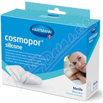 HARTMANN Cosmopor Silicone 10 x 8 cm 5 ks