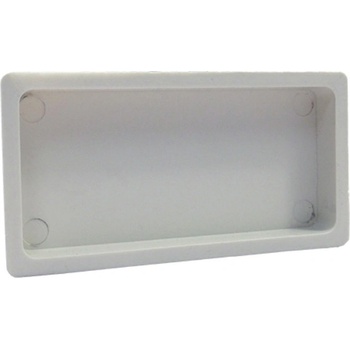 Image 1 of Dalap Правоъгълна PVC тапа за въздуховоди 110x54 мм (5556)