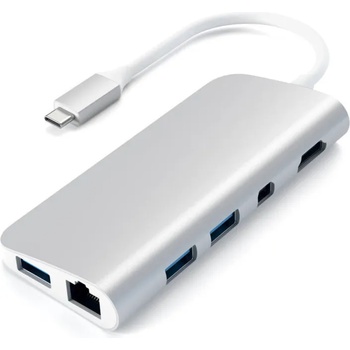Satechi USB-C Multimedia Adapter - Мултифункционален хъб (35200)