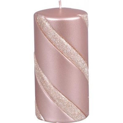 Ceramicus VELLA vánoční d7x14cm rožovozlatá