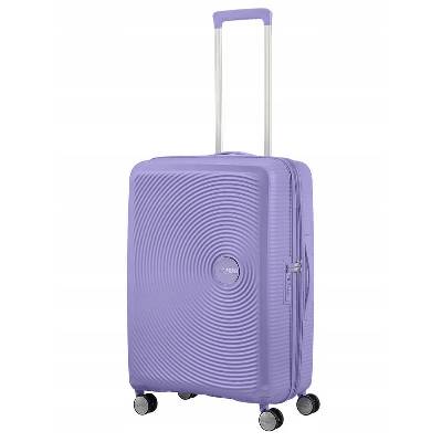 Stredný kufor American Tourister Soundbox Spinner Exp 67/24 72 L (Stredný kufr tvrdý zvukový box American Tourister)