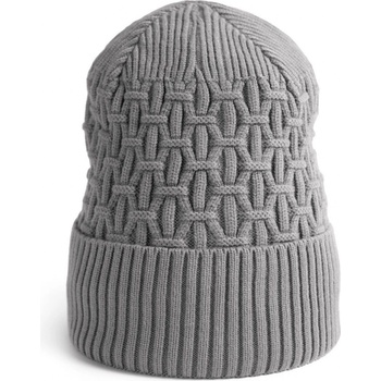 Art of Polo pánska čiapka beanie so vzorom Šedá