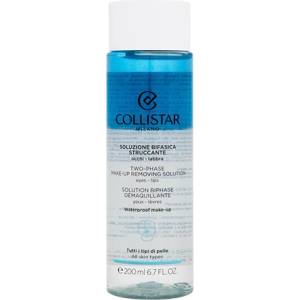 Collistar Two-Phase Make-Up Removing Solution двуфазов продукт за почистване на грим от очи и устни за жени 200 мл