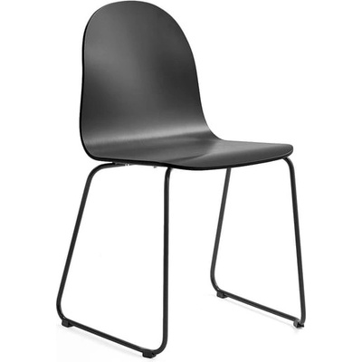 AJ Produkty Gander ližinová podnož / lakovaná skořepina / černá