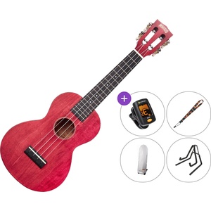 Mahalo ML2CR Premium SET Cherry Red Концертно укулеле (ML2CR-PREMIUM-SET)