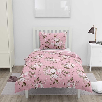 Home Elements obliečky ružové bavlna 140x200 70x90