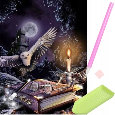 ISO Diamantové malování Sova 30 x 40 cm 16217 – Zbozi.Blesk.cz