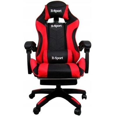 R-sport K4 umělá kůže černo-červené