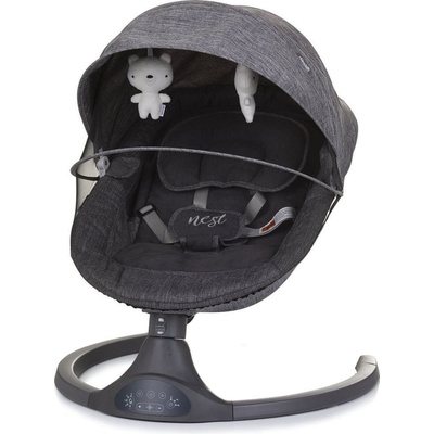 CHIPOLINO Elektrická kolíska Nest Granite