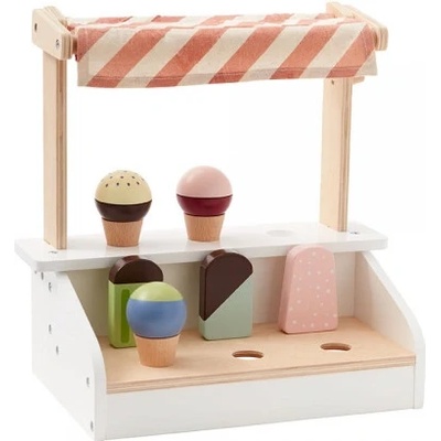 Kids Concept Stojan so zmrzlinou a nanukmi drevený Bistro