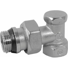 GIACOMINI R16TG Regulační a uzavíratelné radiátorové šroubení, rohové R16X033 1/2"