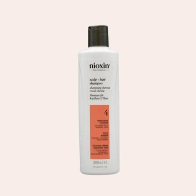 Nioxin System 4 Scalp + Hair Shampoo jemný šampon pro barvené a poškozené vlasy 300 ml