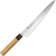 Sakai Aoki Hamono JAPAN nůž WA Sujihiki Slicer Takayuki VG 10 Zelkova Oktagon 240 mm