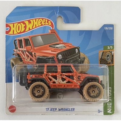 Mattel Hot Wheels AUTÍČKO '17 JEEP WRANGLER MUD STUDS TH