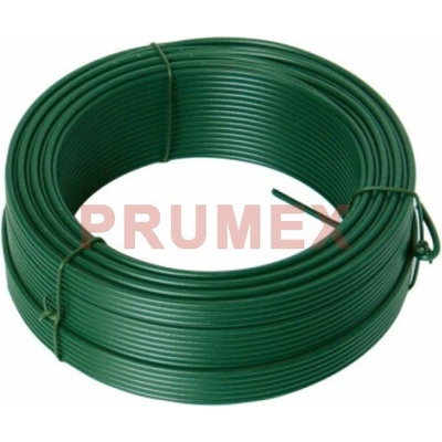Drát napínací s PVC 3,4 mm x 78 m zelený