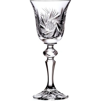 Bohemia Crystal Ručně broušené sklenice na likér Větrník 6 x 60 ml