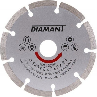 M.A.T Diamantový kotouč segmentový 125 x 22,2 mm 556863