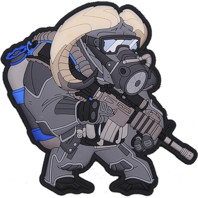 101 Inc. Company Nášivka na suchý zip Frogman Ox (plast 3D) - full color (101 INC)