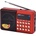 JOC Мини Колонка JOC H011BT с Bluetooth, FM радио, МP3 плеър, USB SD card - червена (1669BT-2)