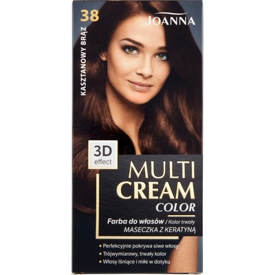 Joanna Multi Cream Color y 38 gaštanová hneďá